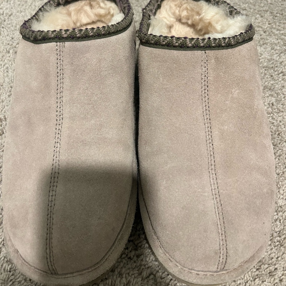 Bear Paw Suede Slippers
